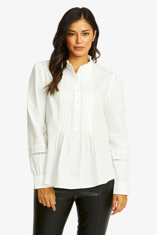 Romantique Blouse in White