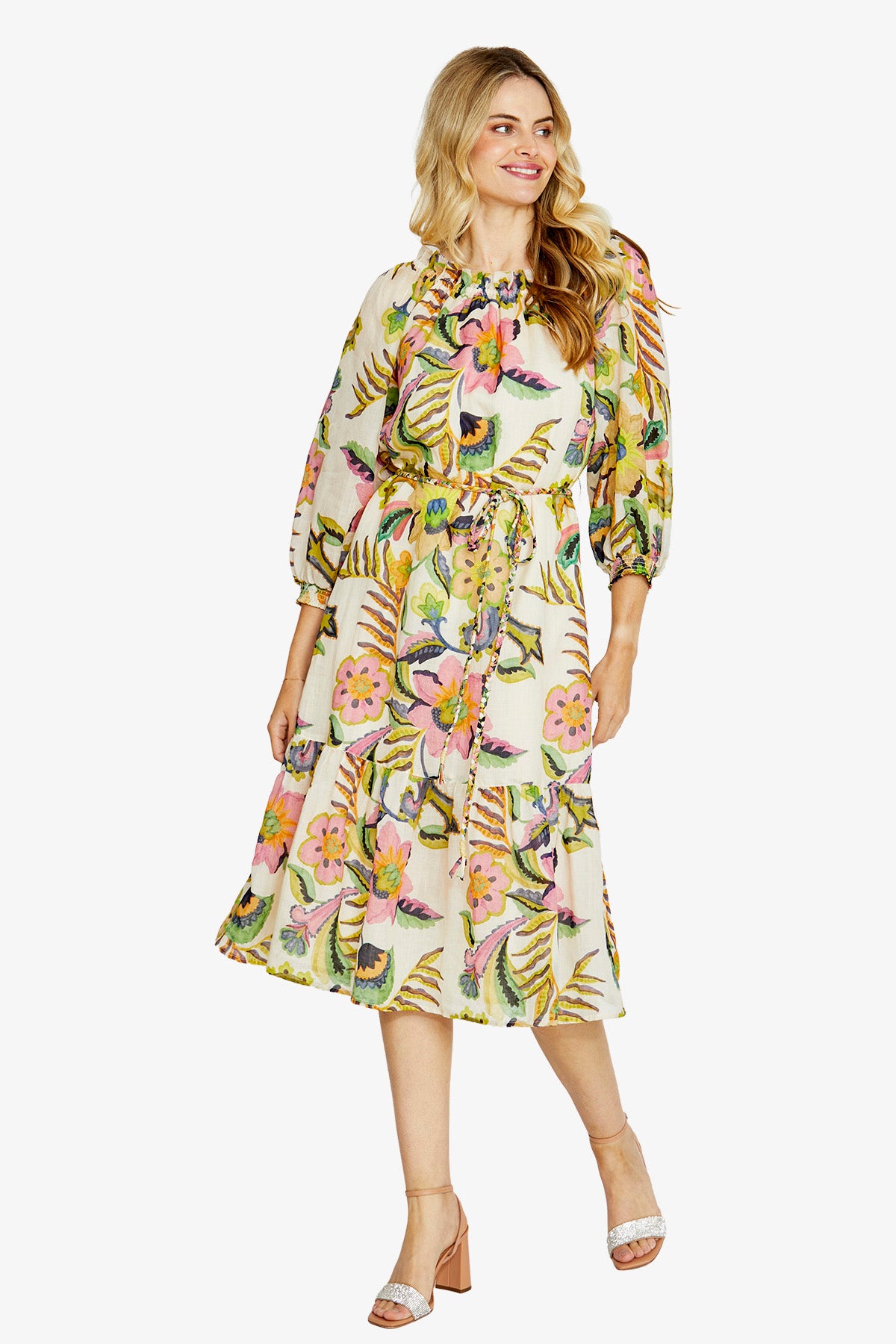 Womens Rory Off Shoulder Dress Multicolor P615533