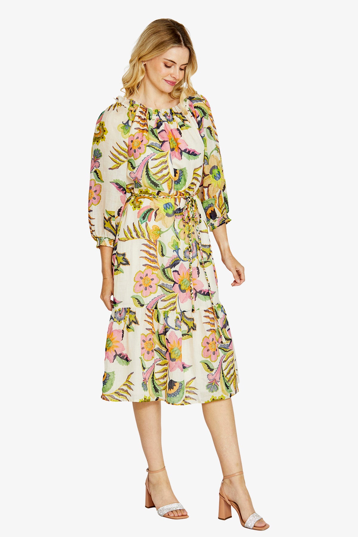 Womens Rory Off Shoulder Dress Multicolor P615533