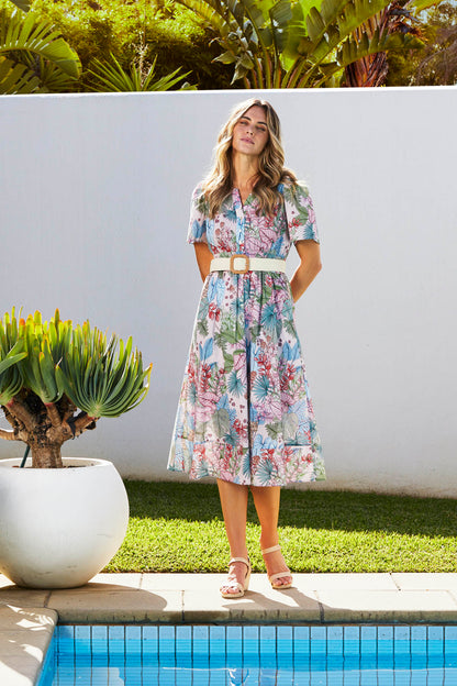 Womens Savannah Dress Multicolor P595506