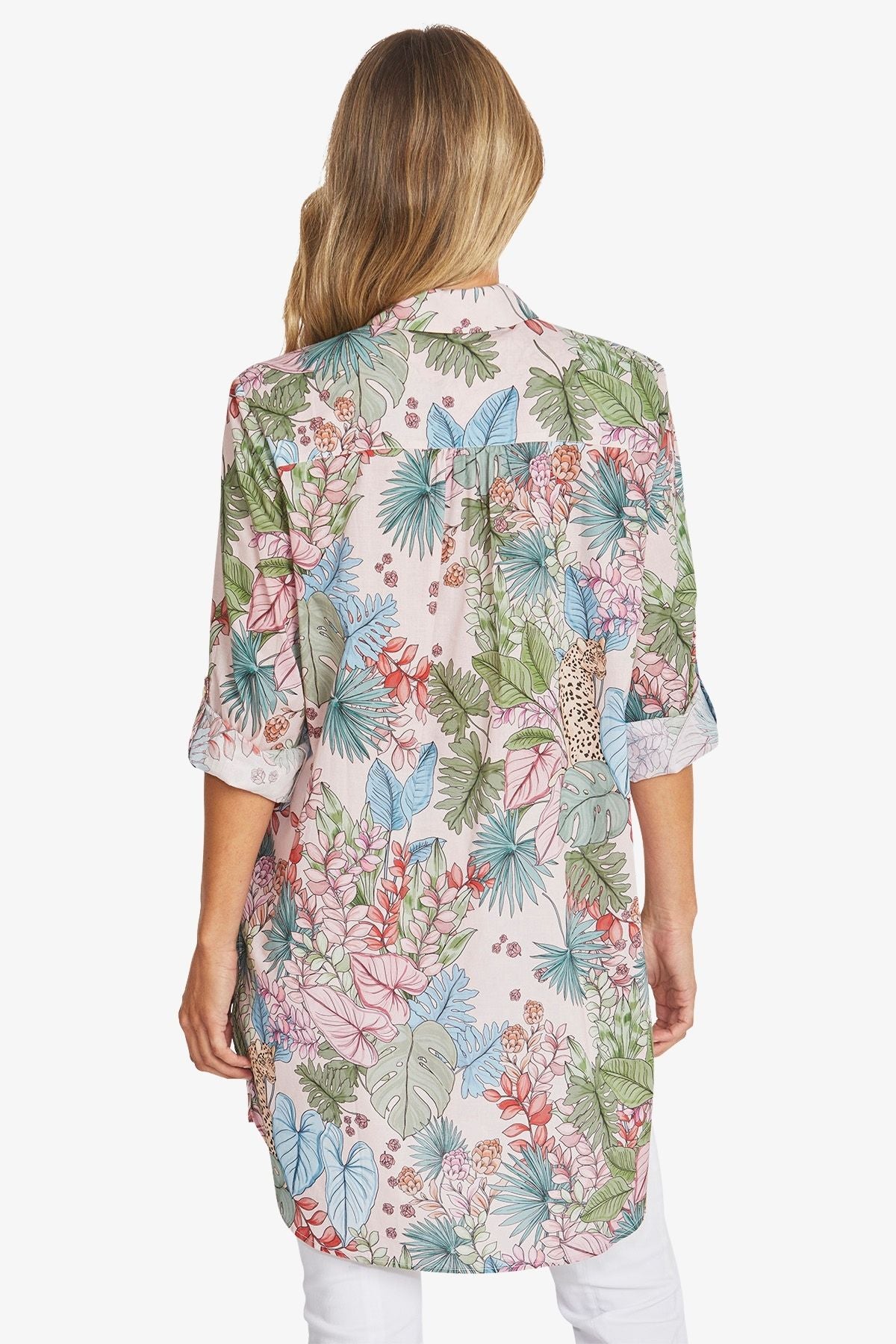 Womens Savannah Long Shirt Multicolor P595302