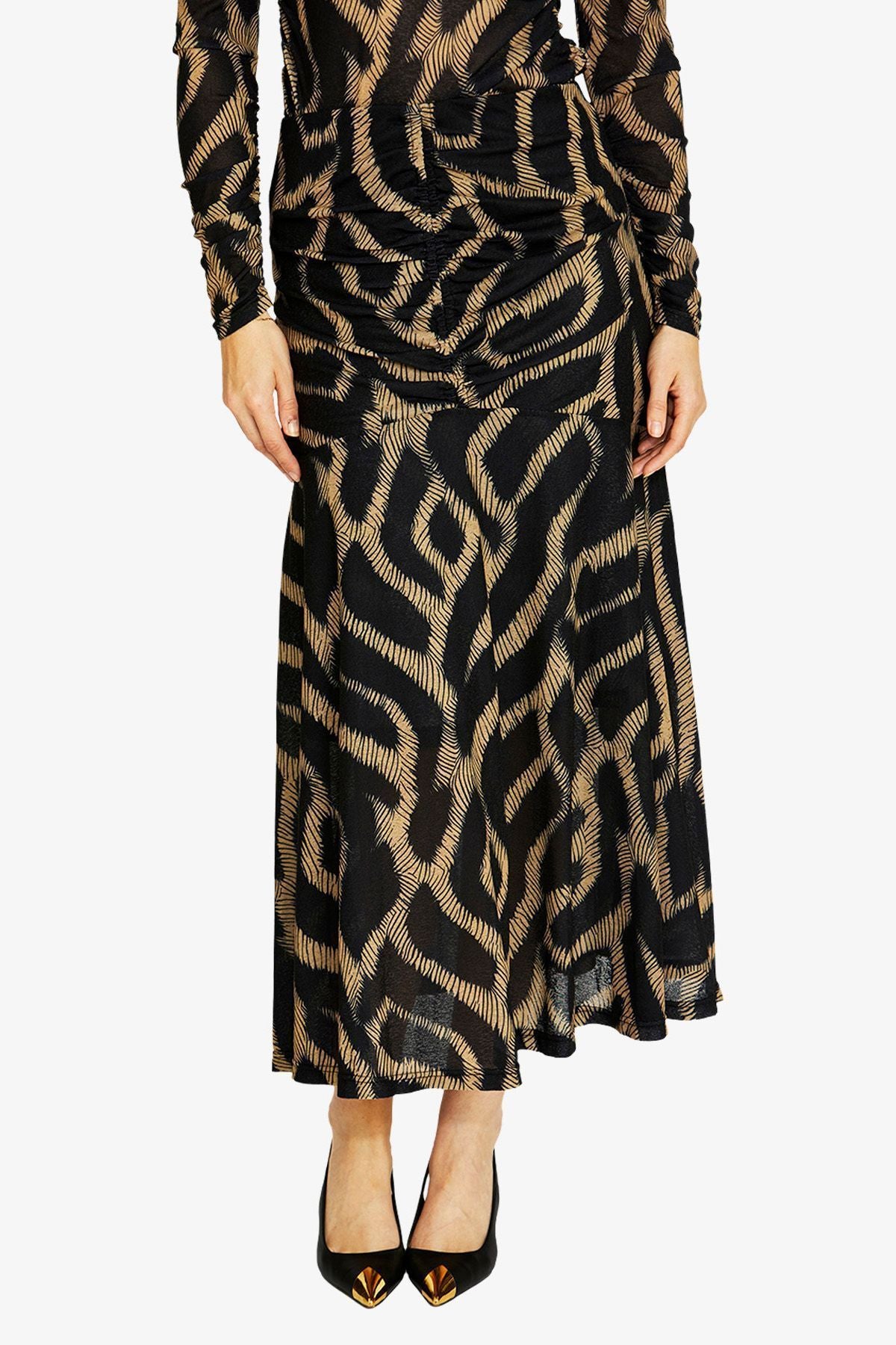 Womens Savannah Mesh Skirt Black P605610