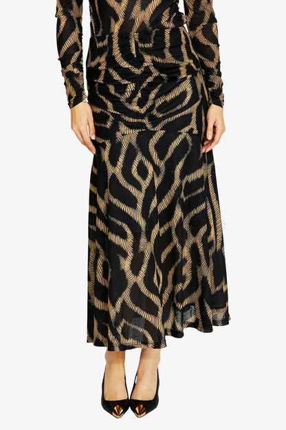 Womens Savannah Mesh Skirt Black P605610