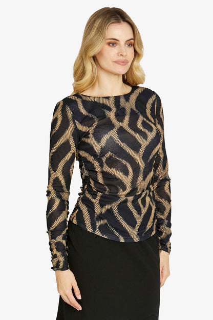 Womens Savannah Mesh Top Multicolor P605331
