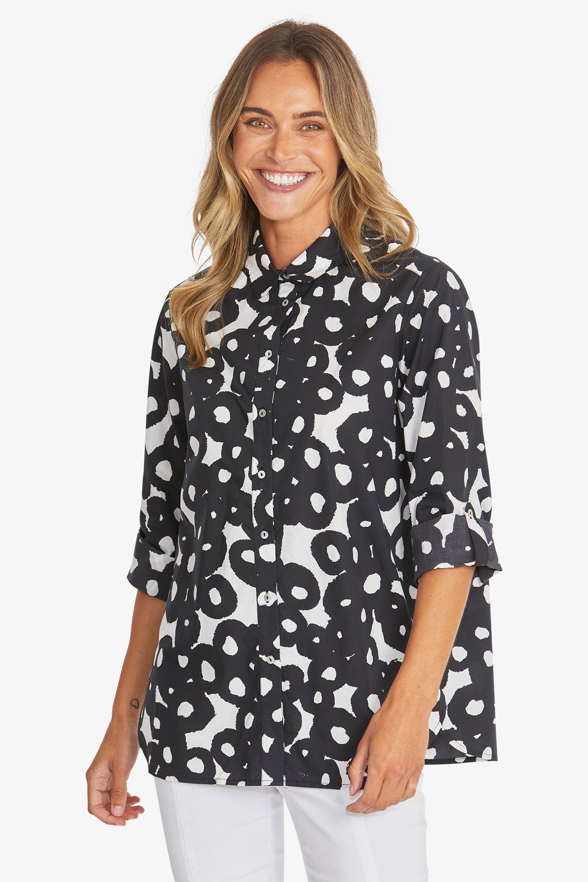 Womens Selma Shirt Black P595338