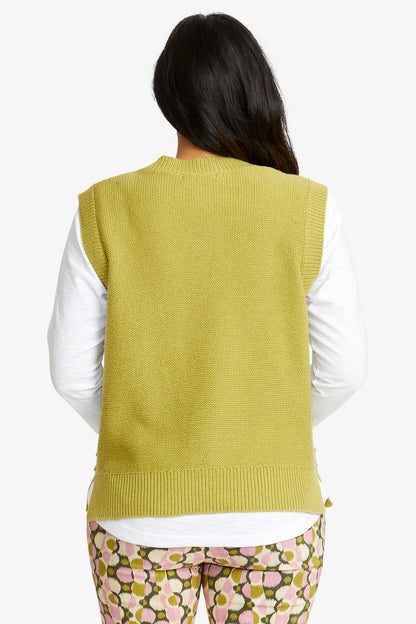 Seraphina Vest in Celery