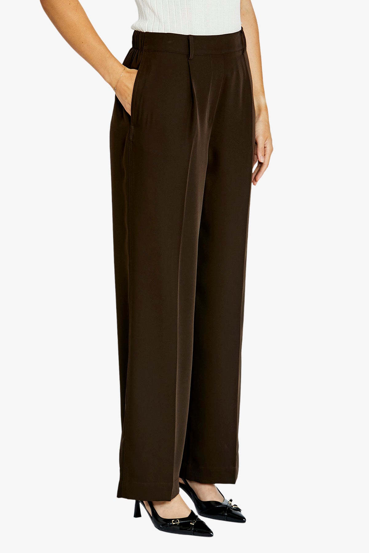 Womens Sisi Classic Trouser Brown P615722