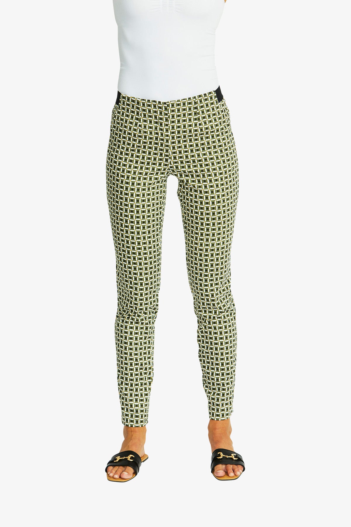 Women's Slim Pant Print in Multicolour | Circa