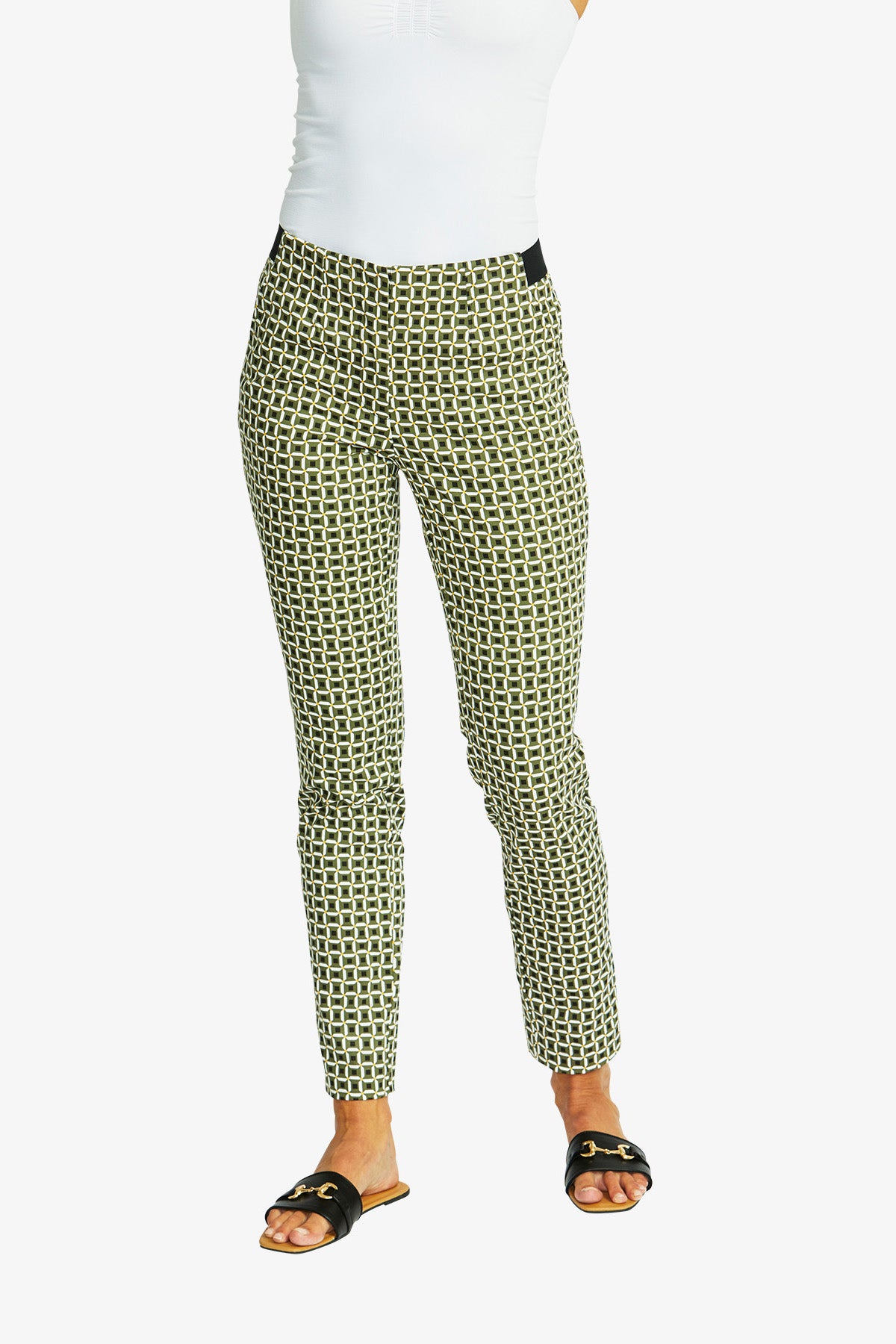 Women's Slim Pant Print in Multicolour | Circa