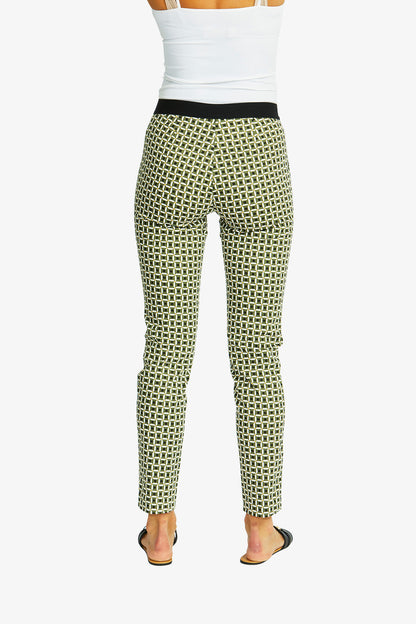 Women's Slim Pant Print in Multicolour | Circa