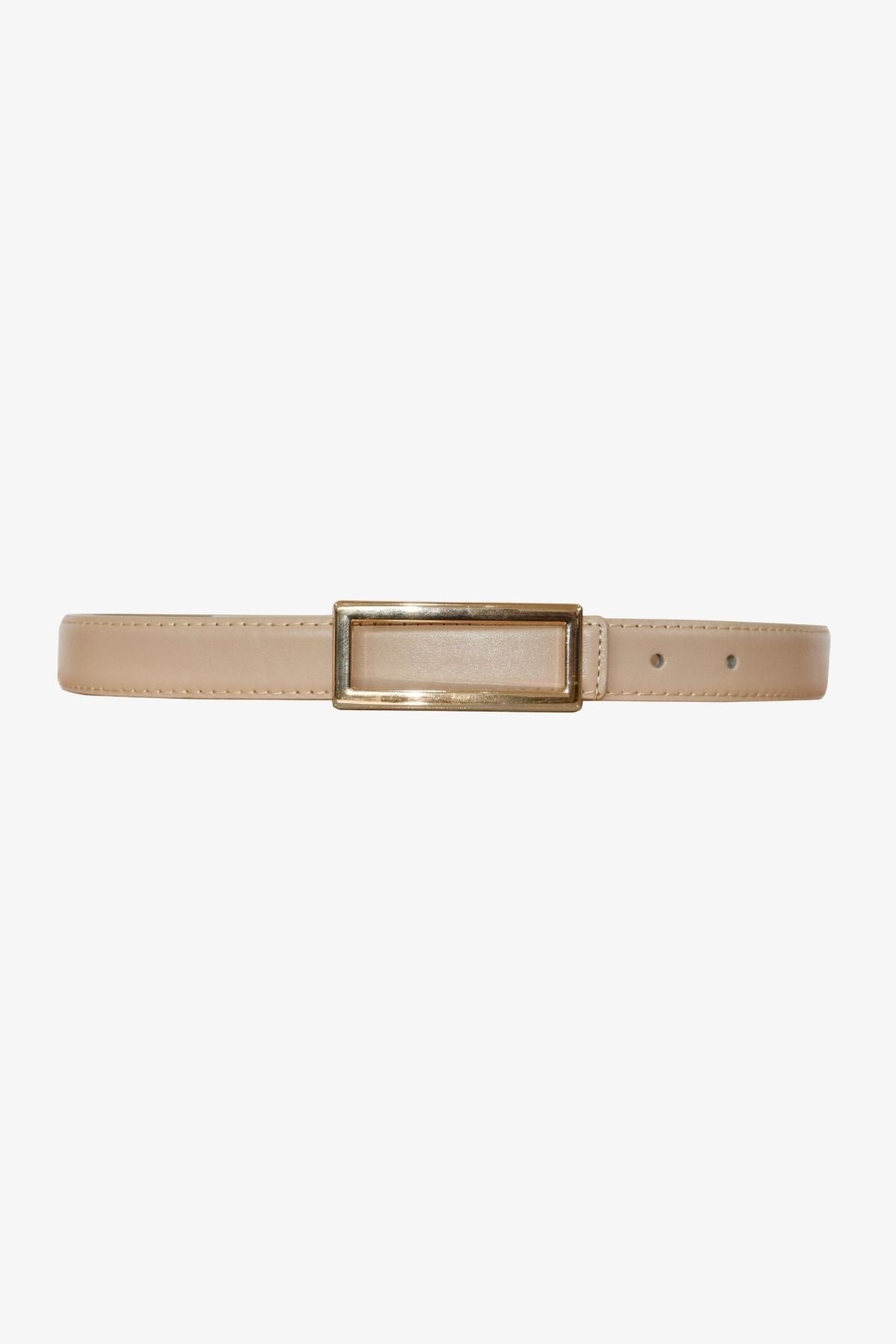 Womens Sophia Thin Belt Beige P605ac5