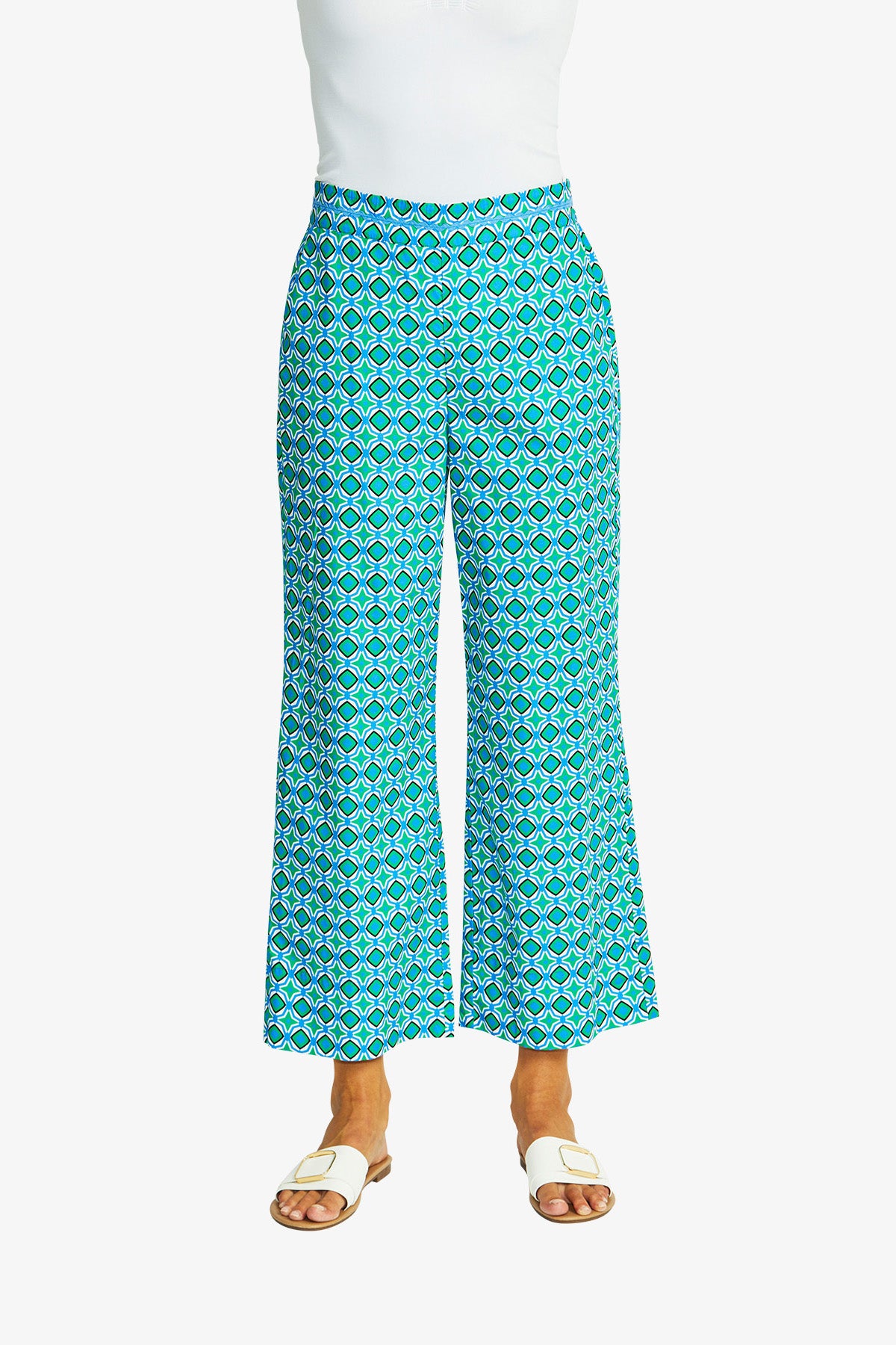 Sorrento Print Poplin Pant