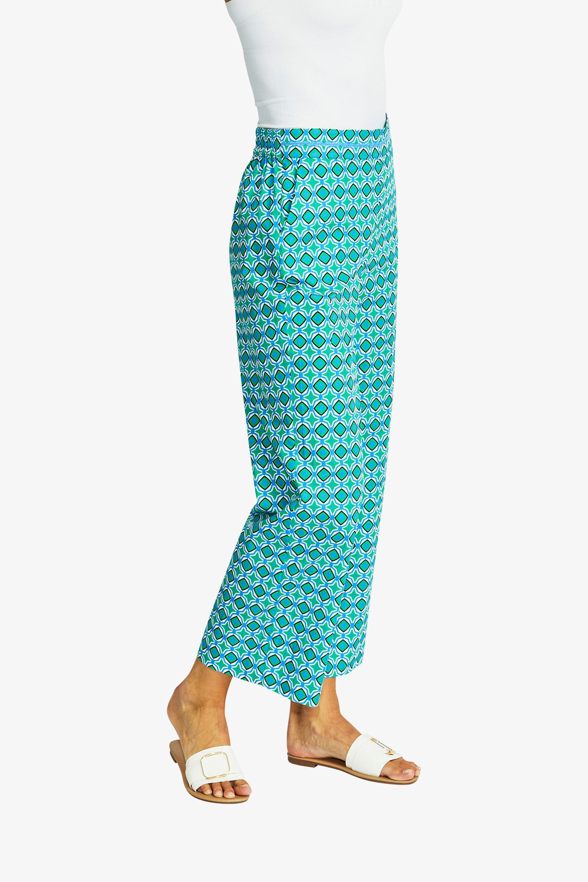 Sorrento Print Poplin Pant