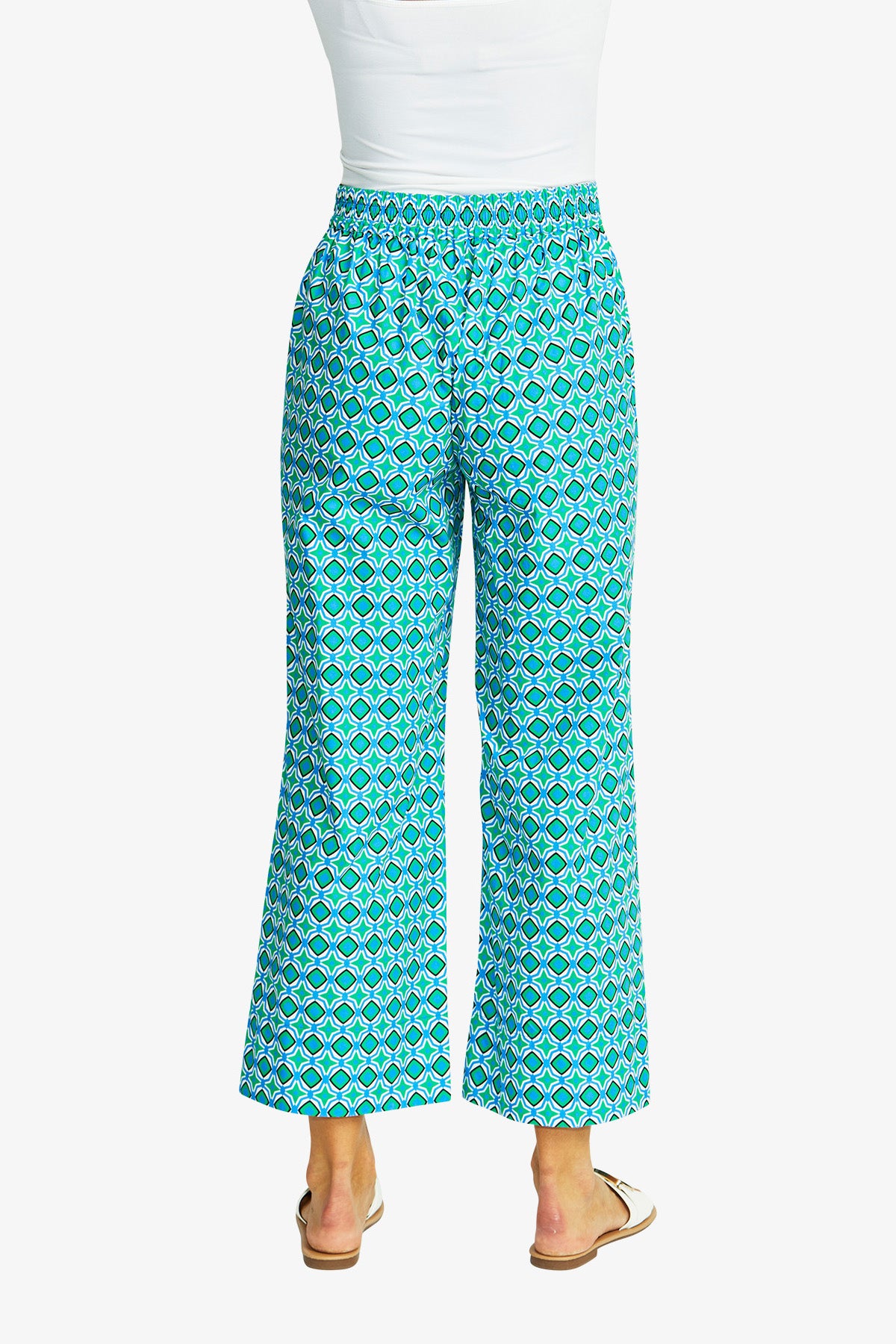 Sorrento Print Poplin Pant