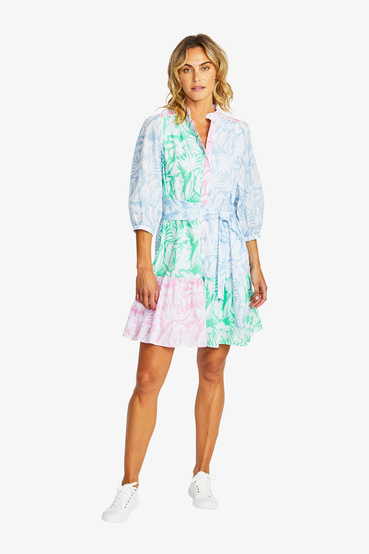 Women's Spliced Dress Print in Multicolour | Gigi