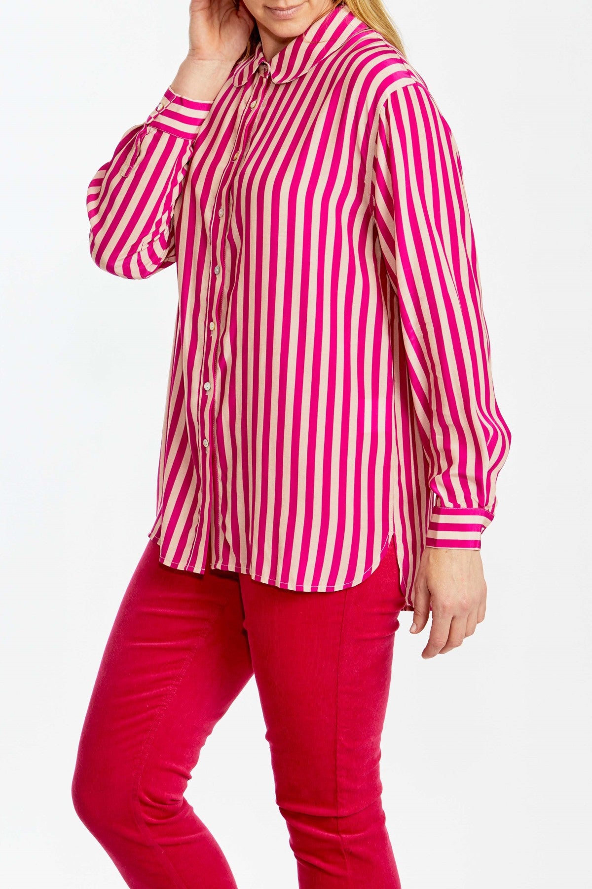 Stripe Shirt Fuchsia / Blush