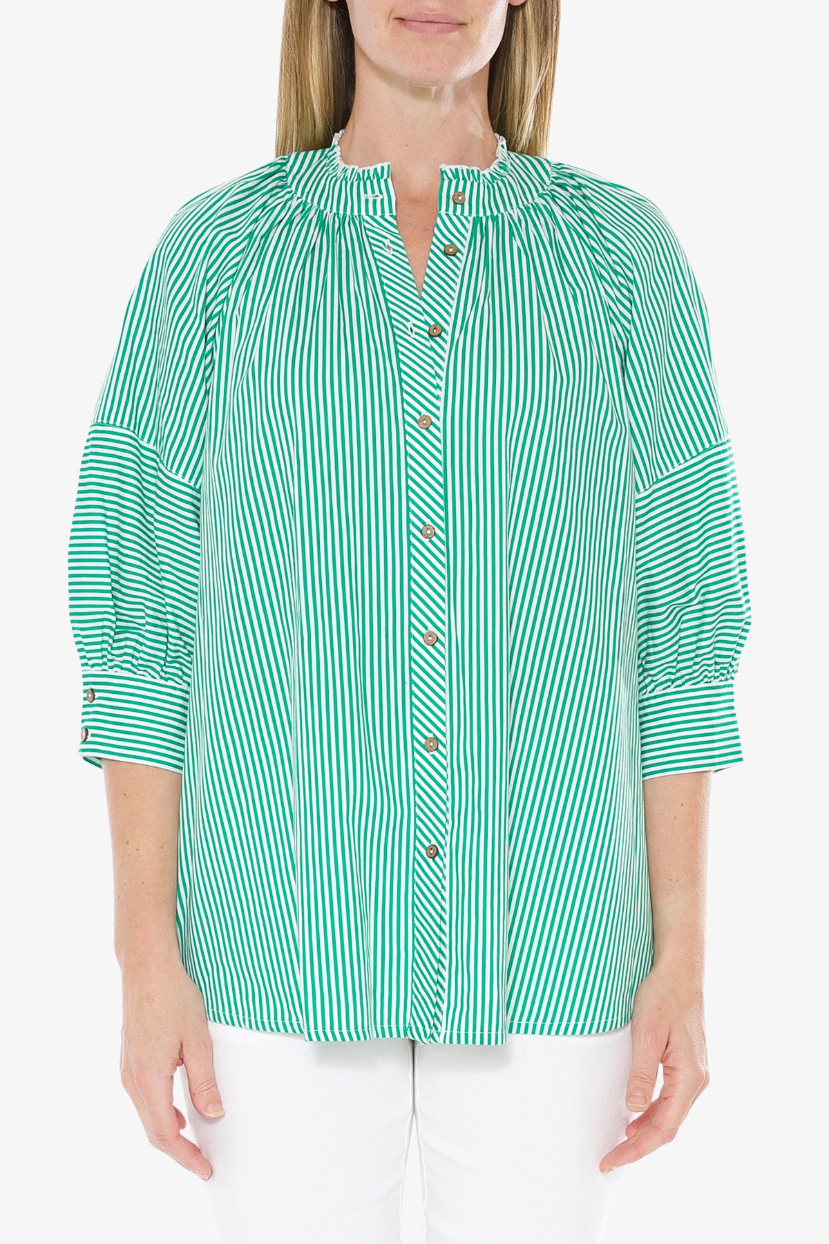 Stripe Shirt White Jelly Bean