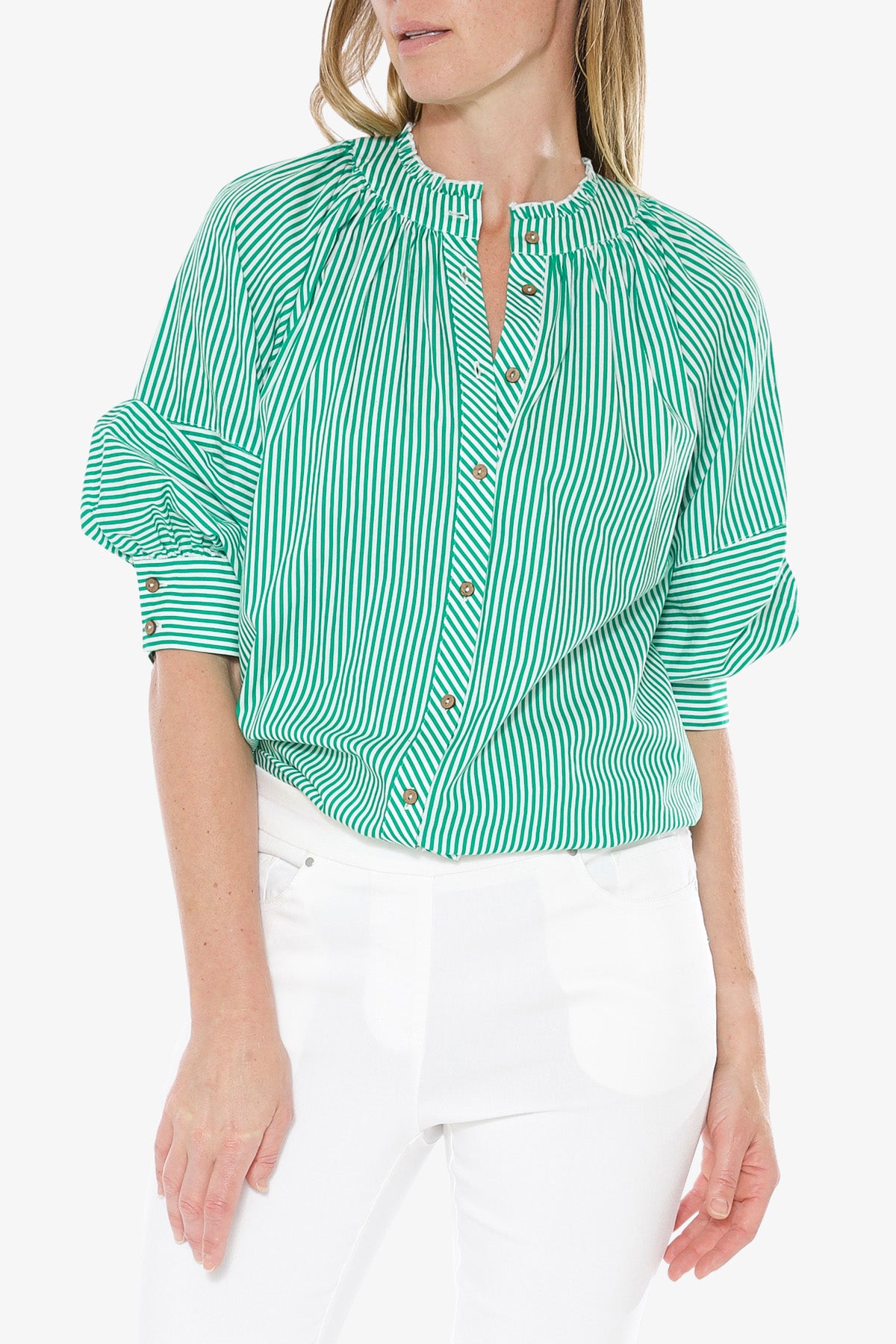 Stripe Shirt White Jelly Bean