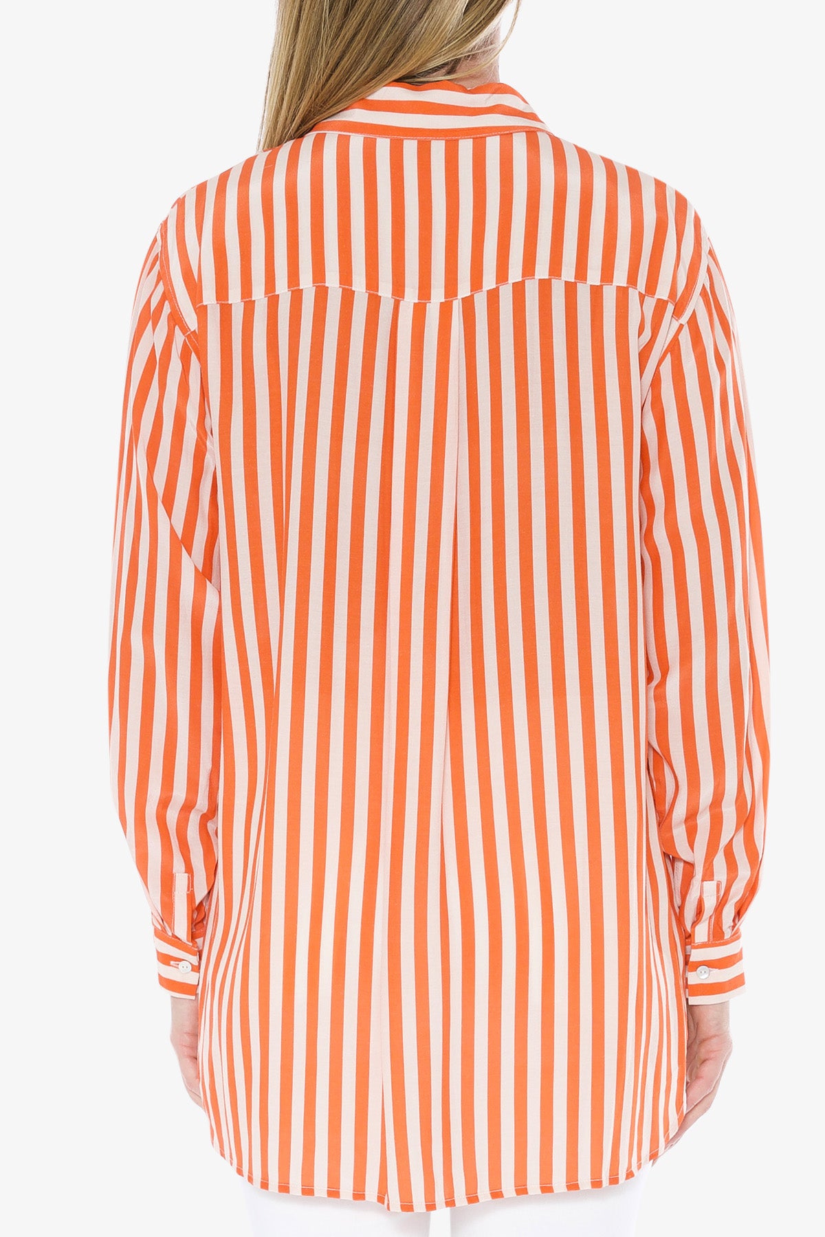 Stripe Shirt Orange Flax