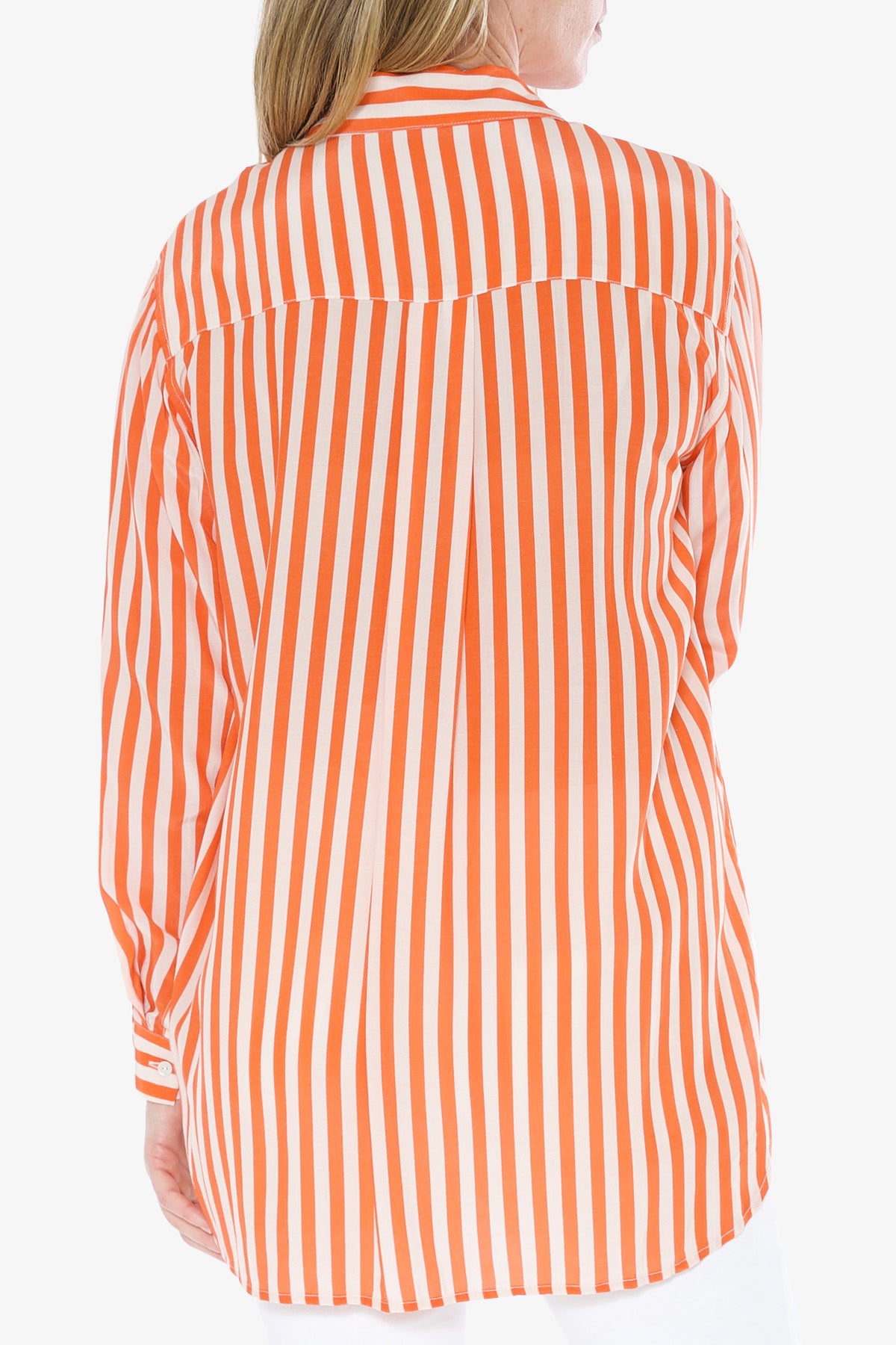 Stripe Shirt Orange Flax