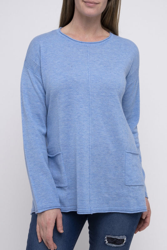 Swing Pullover Sky Blue