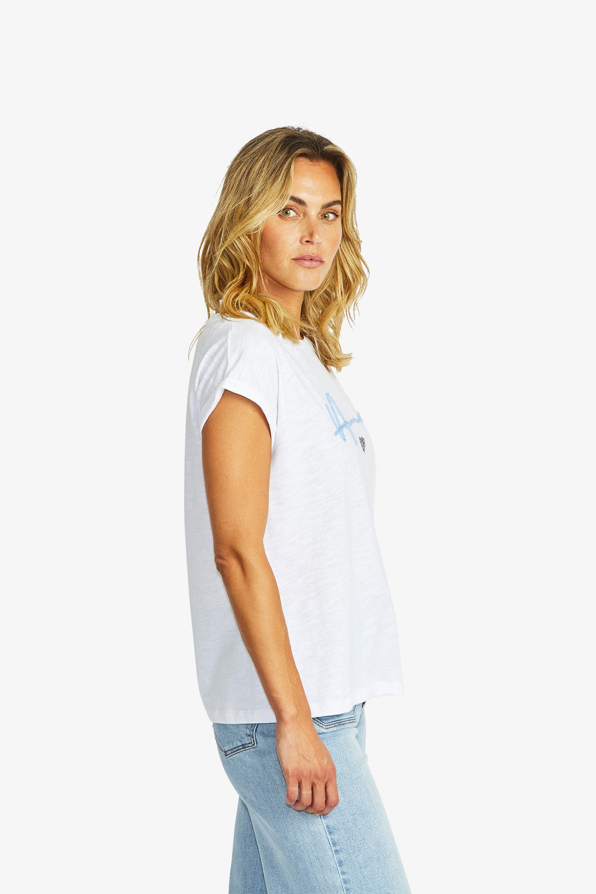 Women's T-Shirt in White | Amore