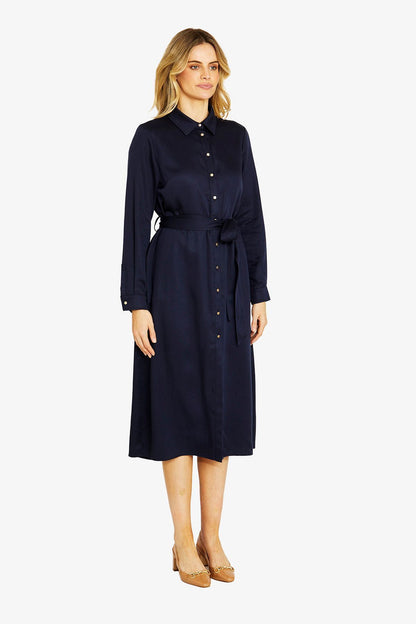 Womens Tabitha Shirt Dress Navy P605501
