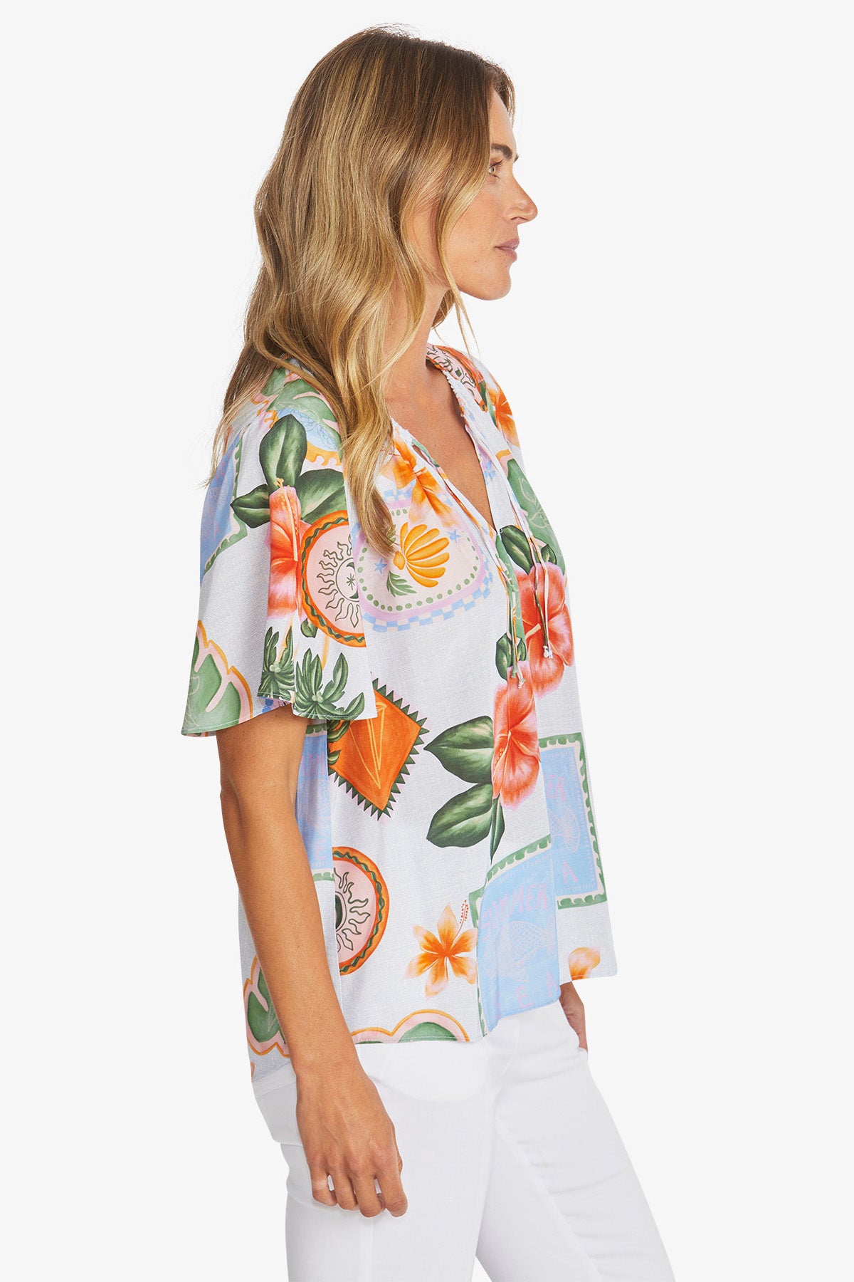 Womens Tahiti Top Multicolor P595359