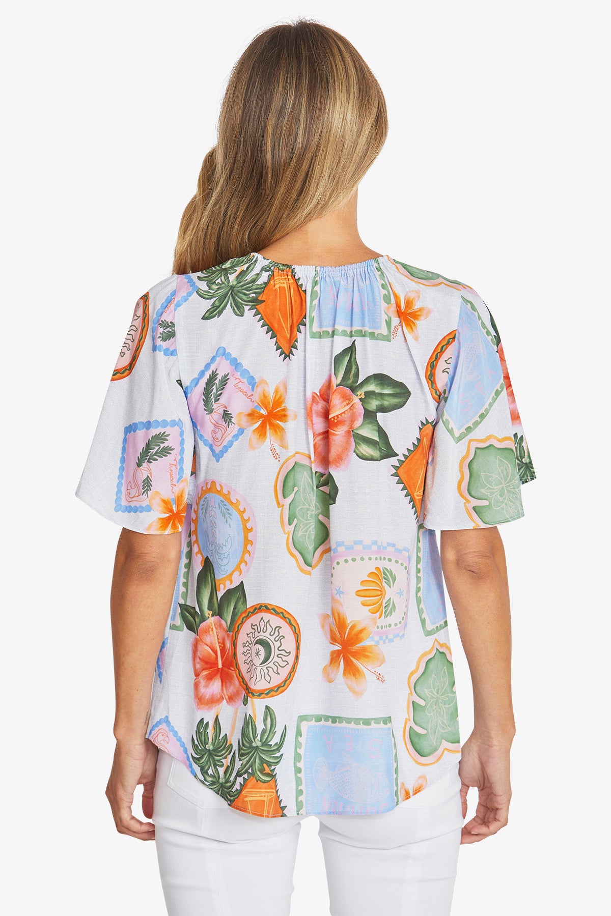 Womens Tahiti Top Multicolor P595359