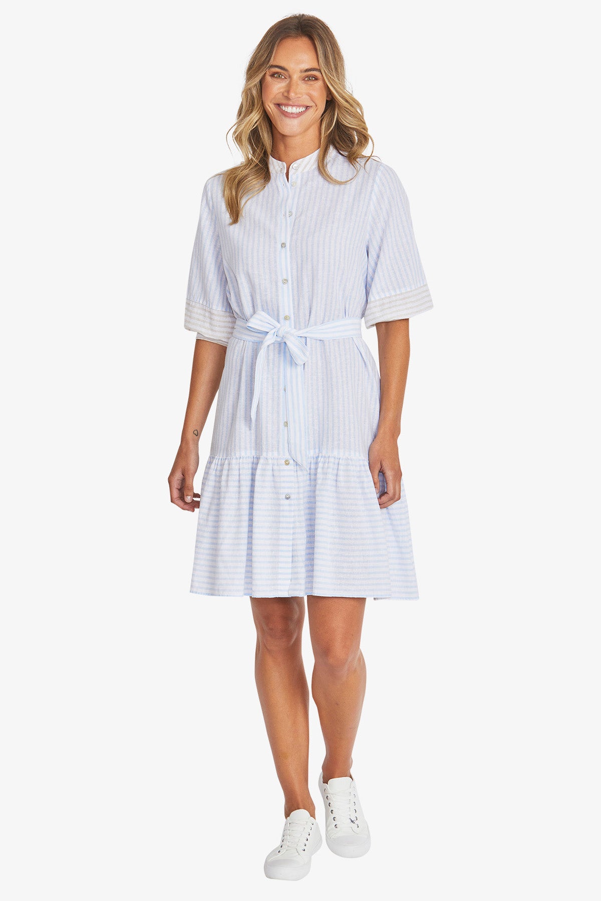 Womens Tamara Stripe Dress Multicolor P595545