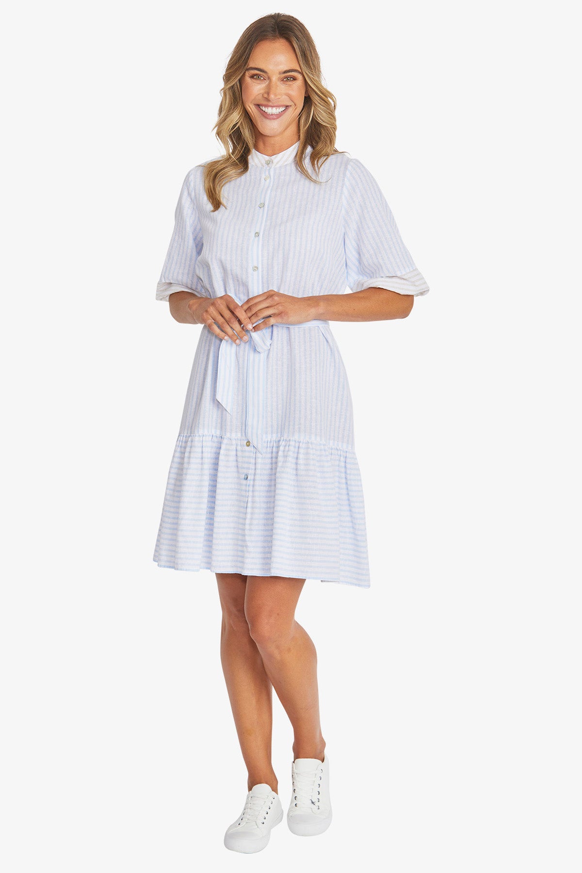 Womens Tamara Stripe Dress Multicolor P595545