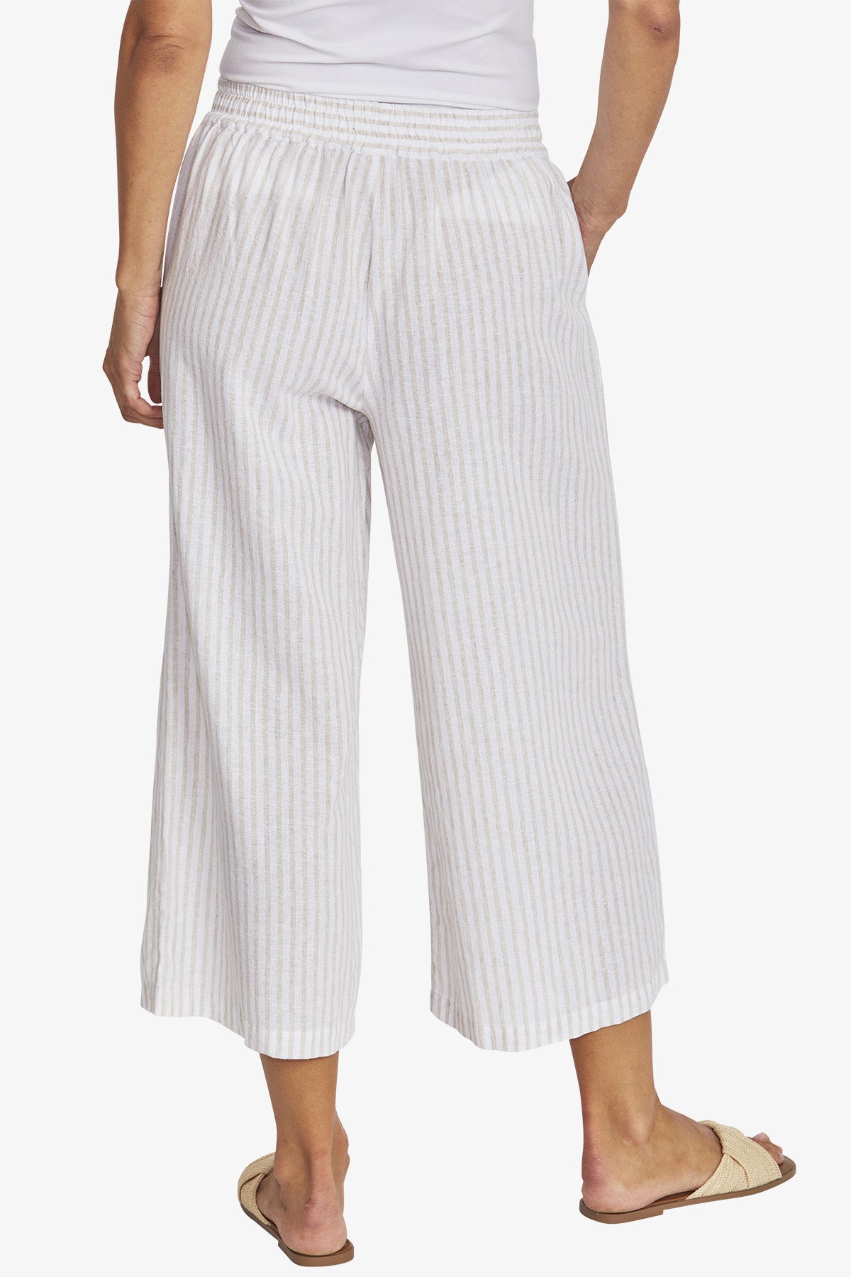 Womens Tamara Stripe Pant White P595709