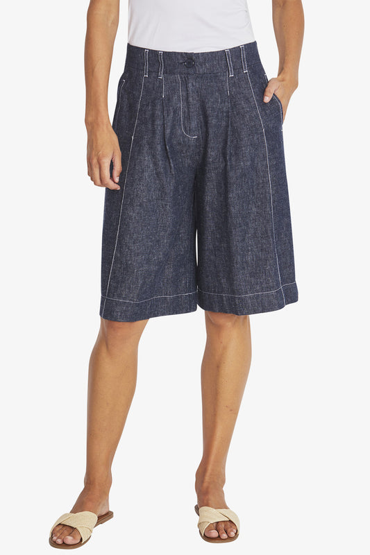 Womens Taylor Culotte Short Navy P595805