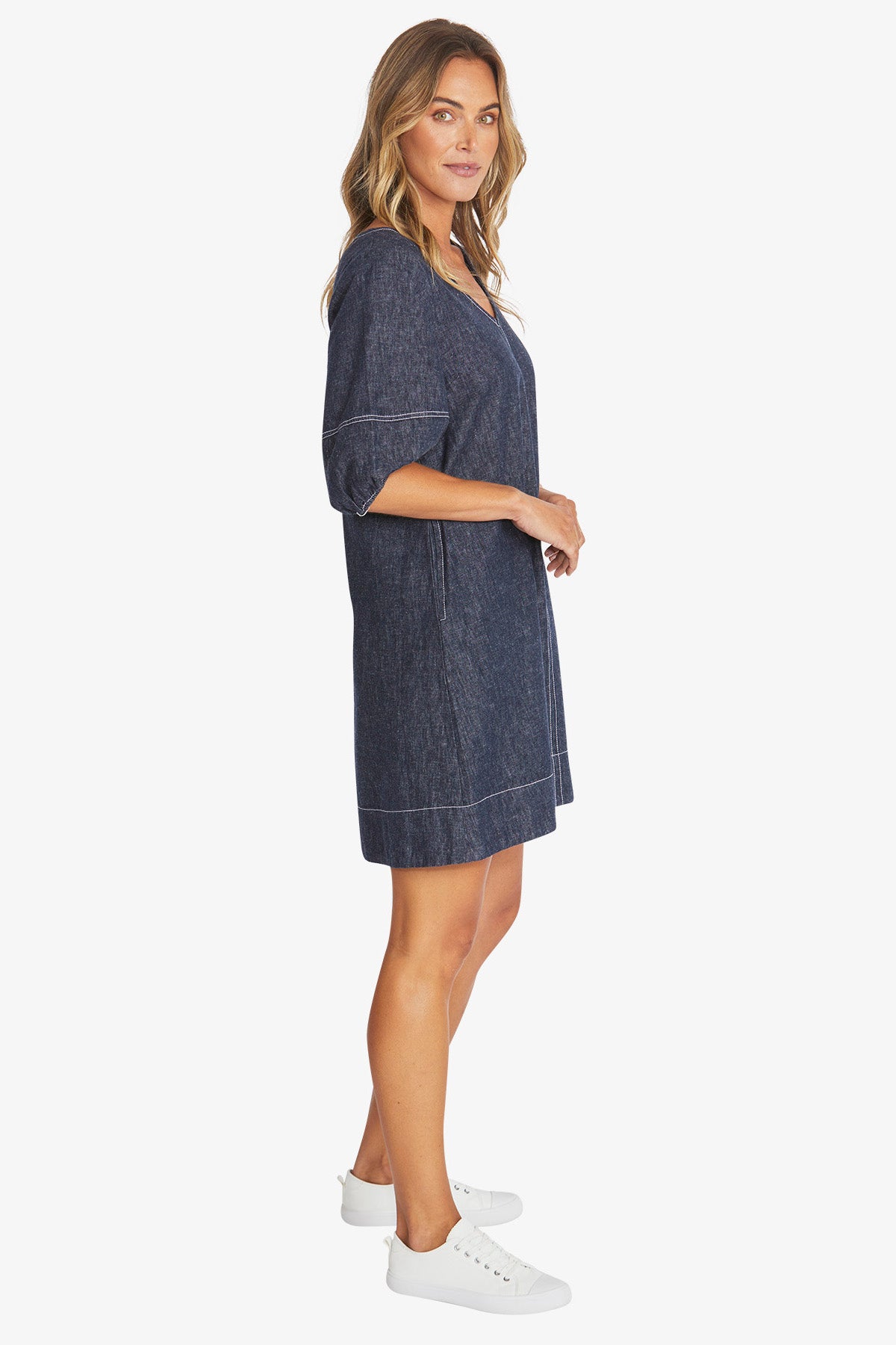 Womens Taylor Dress Navy P595503