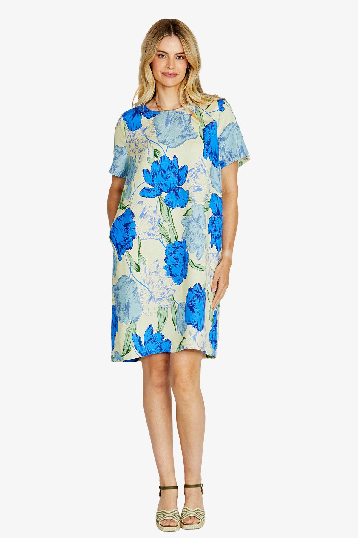 Womens Tessasslvprintshiftdress Multicolor P615515