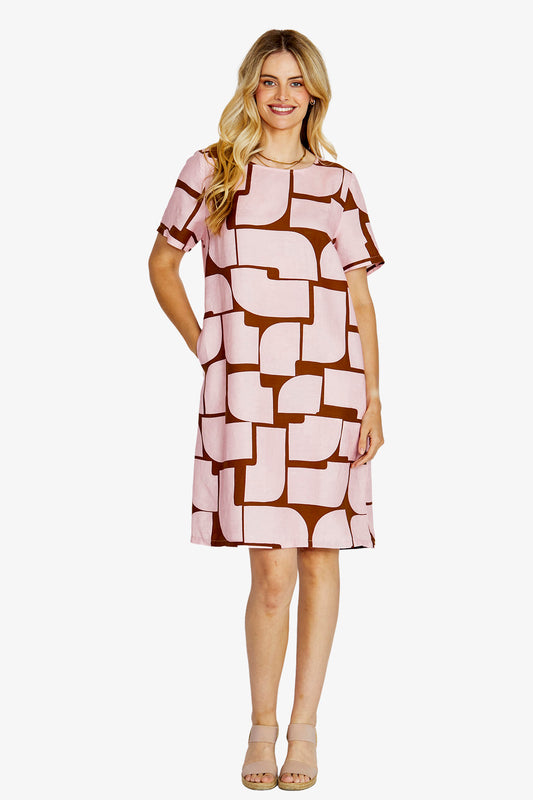Womens Tessasslvprintshiftdress Multicolor P615515