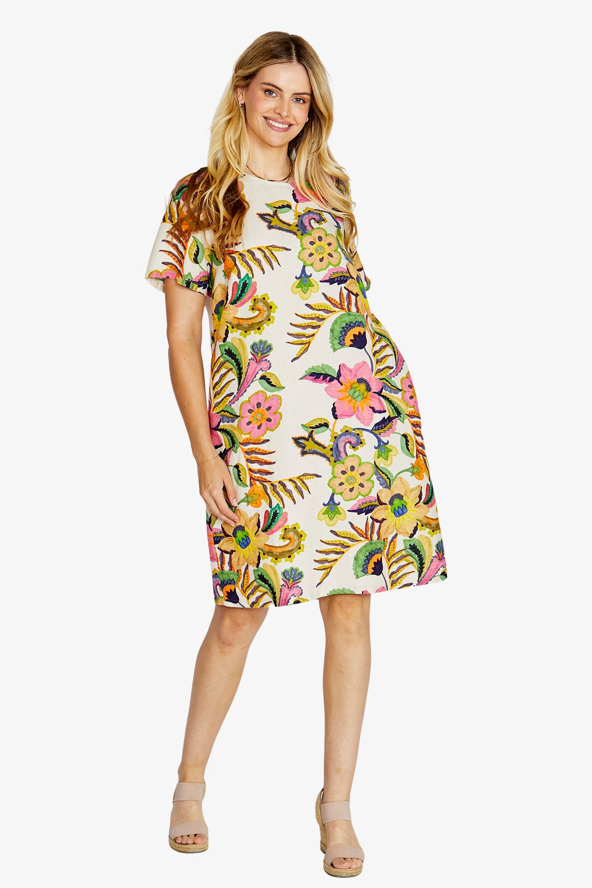Womens Tessasslvprintshiftdress Multicolor P615515