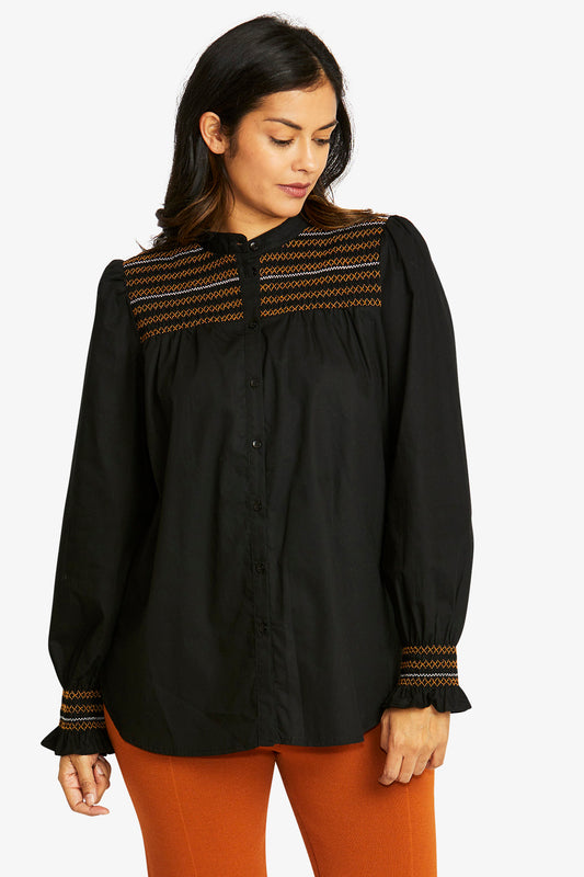 Theodora Blouse in Black