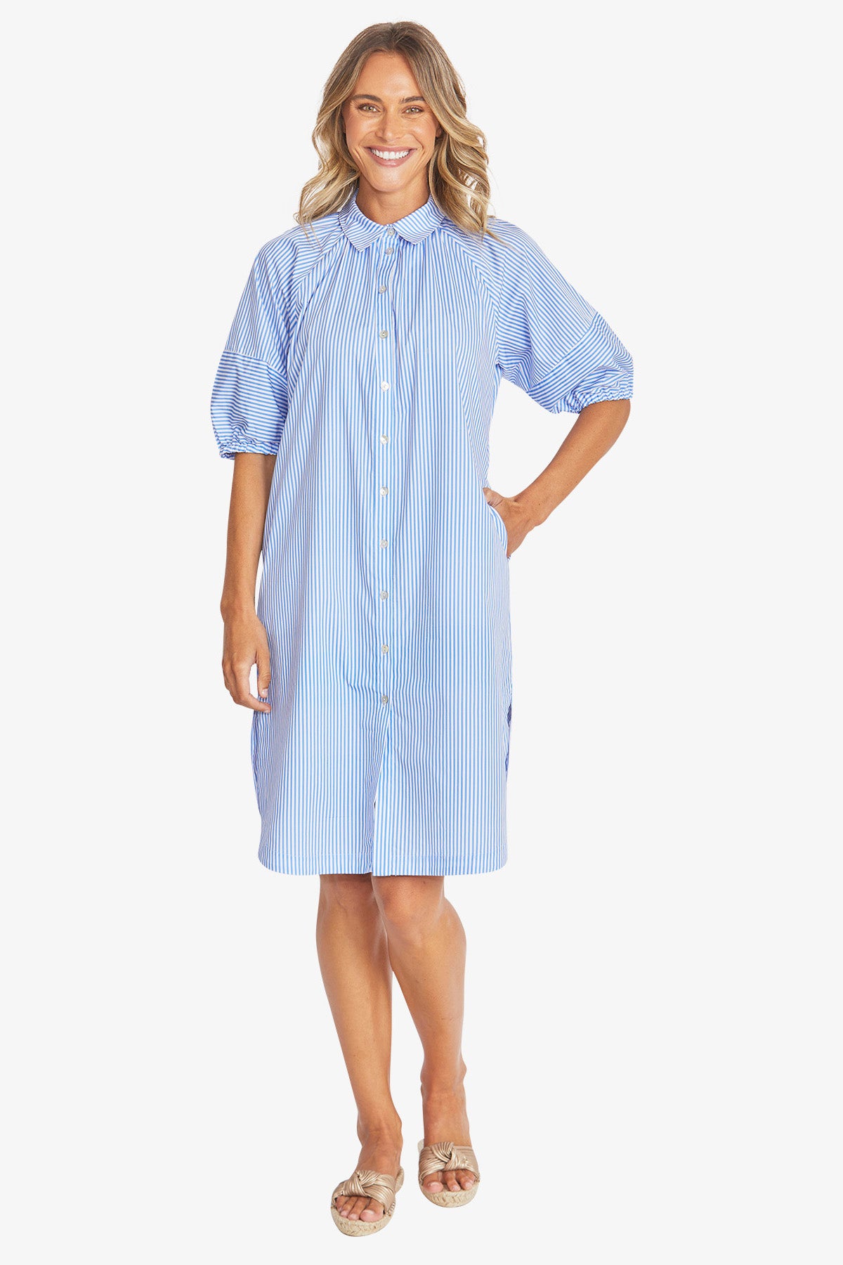 Womens Tilda Dress Blue P595556