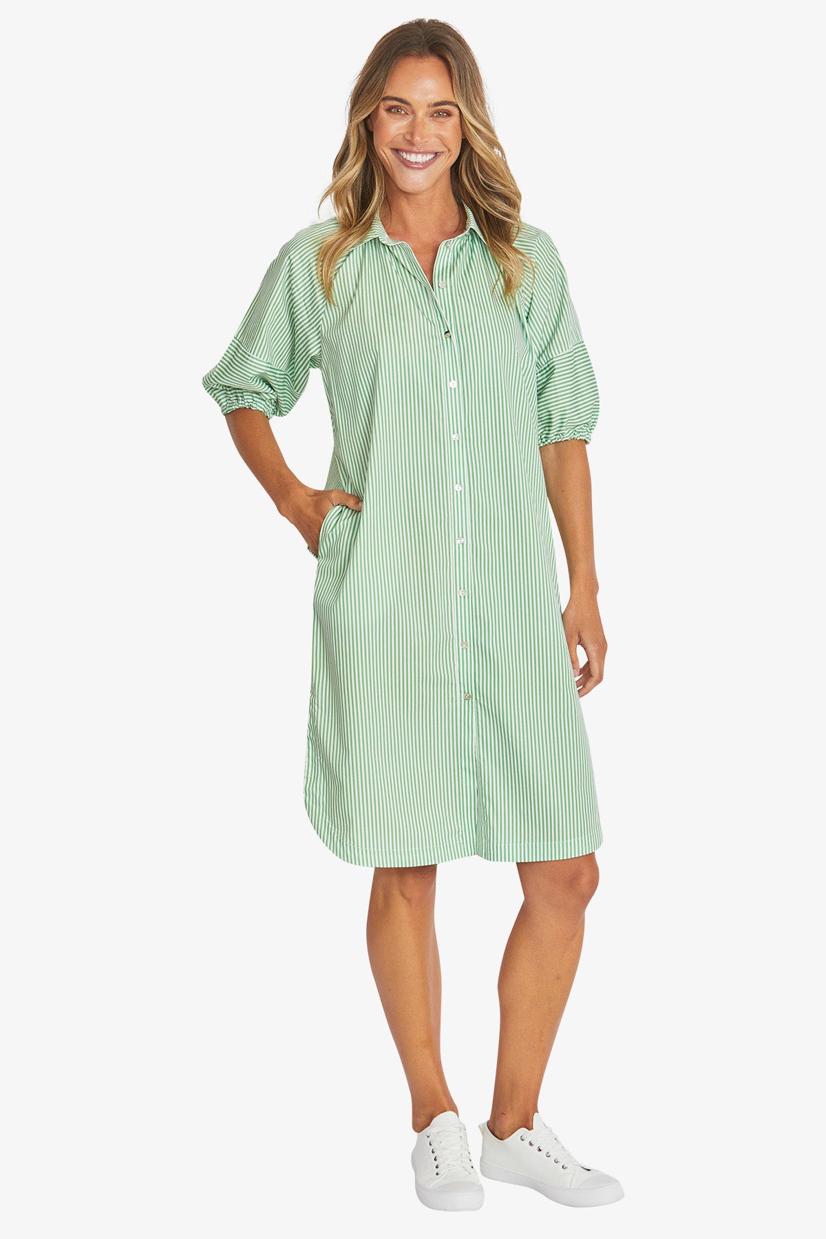 Womens Tilda Dress Green P595556