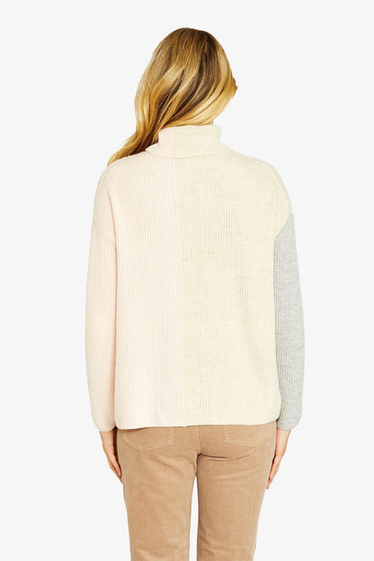 Womens Tori Col Block Pullover Multicolor P605015