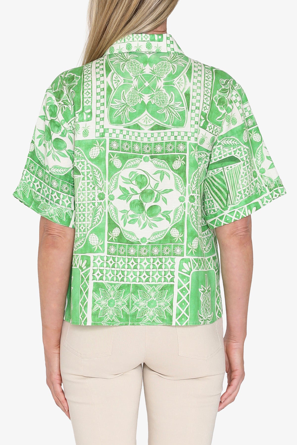 Womens Tropicana Shirt Green P595315