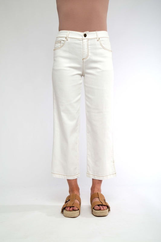 Wide Leg Pant Ivory